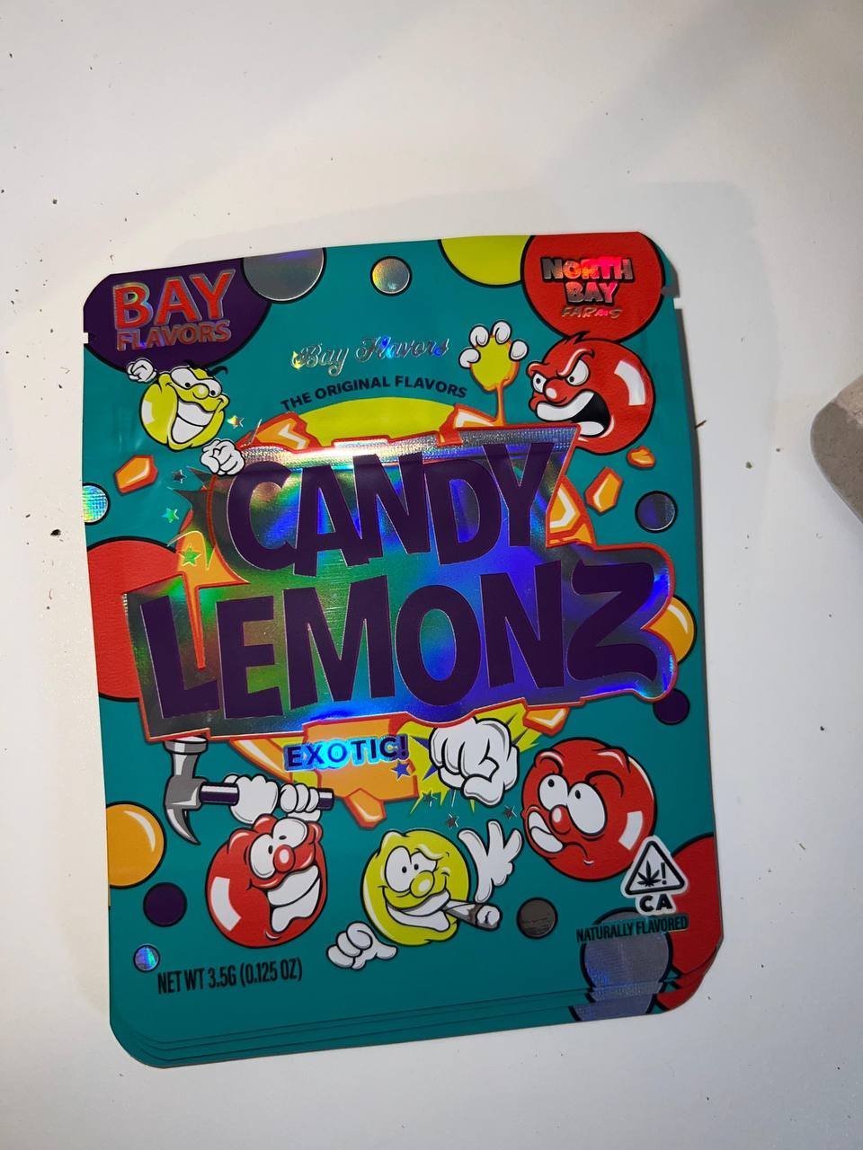 import placeholder for 15833 Candy Lemonz strain is a hybrid strain famous for its zesty citrus flavor and uplifting, creative high. Refreshing and Sweet Flavor Profile