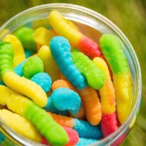 Buy Sour Worms Gummies, these 420 Sour Worms edibles are infused with 500mg THC and made with high-quality cannabis ingredient