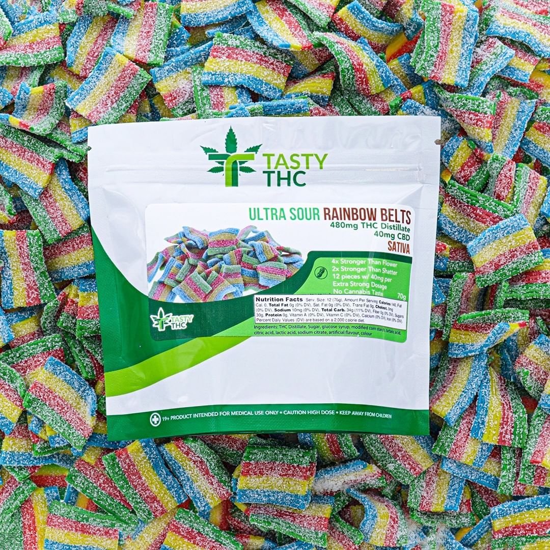 import placeholder for 1953 Buy Rainbow Belt Edible, Rainbow belts are the perfect treat for a sweet tooth. In fact, patients with insomnia love this...