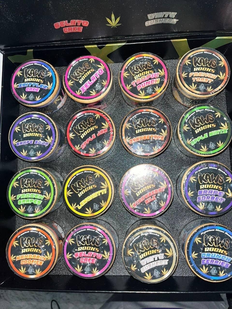 KAWS Moon Rocks Exotic Edition delivers a next-level cannabis experience with powerful potency, rich flavor, and exotic quality in every nug.