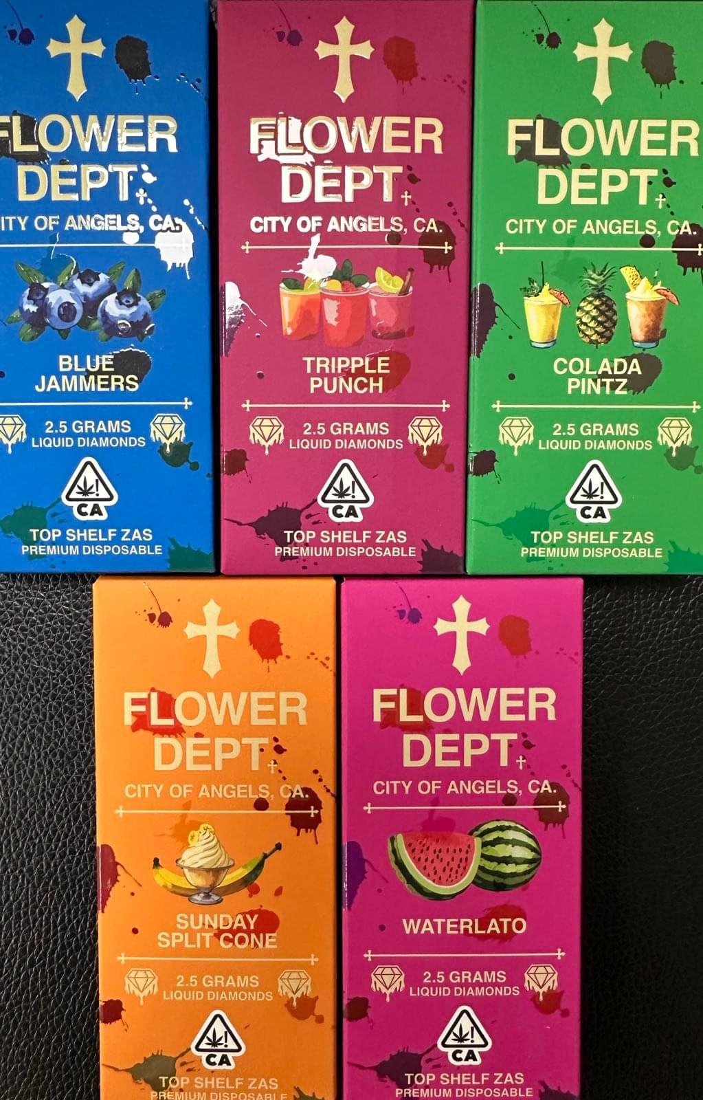 import placeholder for 17265 Flower Dept’s 2.5G Liquid Diamond Vapes offer a premium vaping experience with unmatched purity, potency, and flavor. Experience next-level vaping today..